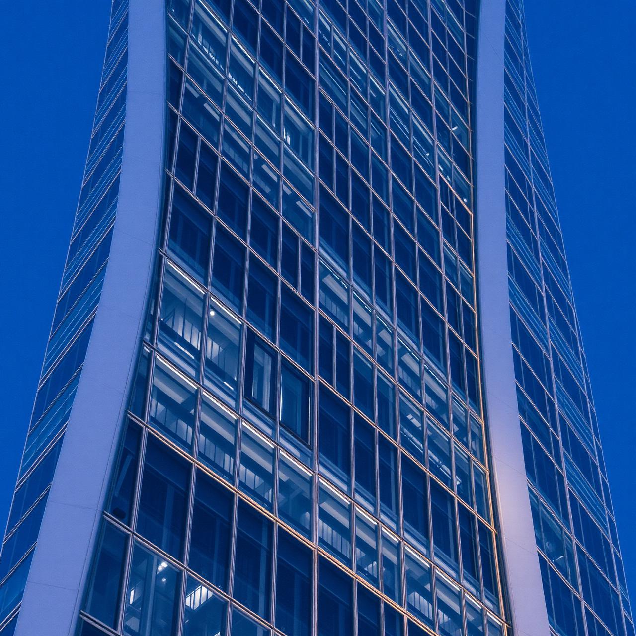 Modern UAE high-rise architecture detail